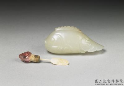 图片[2]-Jade fish-shaped snuff bottle, Qing dynasty, 18th-19th century-China Archive